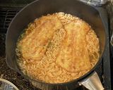 イカ姿フライでサッポロ一番醤油ラーメン作り方3写真