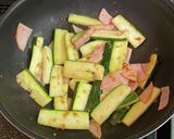 梅肉&ズッキーニで素麺チャンプルー作り方4写真