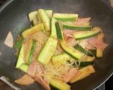 梅肉&ズッキーニで素麺チャンプルー作り方6写真