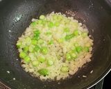 アスパラガスと卵の炒飯作り方4写真