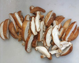 牛白ハチノスと椎茸の焼肉のたれ炒め作り方1写真