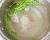 三度豆としめじと油揚げのみそ汁作り方3写真