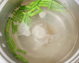 三度豆としめじと油揚げのみそ汁作り方3写真