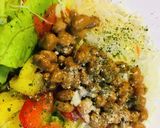 市販サラダ●納豆＆オリーブオイルのサラダ作り方1写真