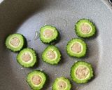 ゴーヤの肉詰め　ピクルスタルタル作り方3写真