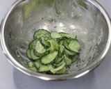 きゅうりの 酒粕わさび和え作り方5写真