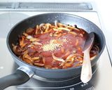 簡単濃厚【野菜ジュースソースのパスタ】作り方7写真