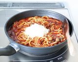 簡単濃厚【野菜ジュースソースのパスタ】作り方9写真