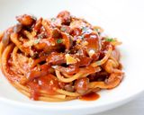 簡単濃厚【野菜ジュースソースのパスタ】作り方10写真