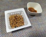 3分で完成!なめ茸と七味のおつまみ納豆作り方1写真