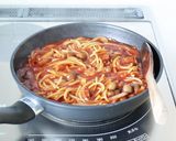 簡単濃厚【野菜ジュースソースのパスタ】作り方8写真
