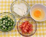 オクラとトマトの中華スープ作り方1写真