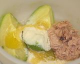 簡単★アボカド★ツナ★チーズ★パスタ作り方1写真