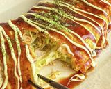 【海老のとんぺい焼き】包まずたたむだけ！作り方6写真