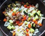 夏野菜たっぷり！玉ねぎ麹のひき肉トマト煮作り方7写真