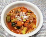 夏野菜たっぷり！玉ねぎ麹のひき肉トマト煮作り方10写真