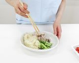 夏野菜と豚しゃぶのそうめん作り方4写真