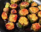 ピーマンの肉詰めの照り焼き作り方7写真