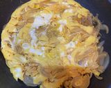 玉ねぎの卵とじ（カツなしカツ丼の具）作り方5写真