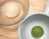 ほうれん草のぐるぐる渦巻食パン★作り方5写真