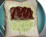 ハンバーグとチーズのホットサンド作り方7写真