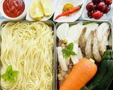 Tくんと食べタイ♡ナポリタンスパゲッティ作り方1写真