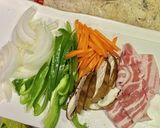 サリ麺で焼きそば・焼き肉のタレで作り方1写真
