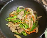 サリ麺で焼きそば・焼き肉のタレで作り方3写真