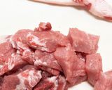〝鯨肉のノルウェー風〟給食メニュー豚肉で作り方2写真