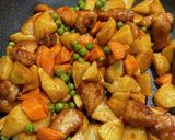 〝鯨肉のノルウェー風〟給食メニュー豚肉で作り方11写真