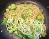 海ぶどうとアボカドの和風パスタ♡作り方4写真