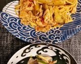 豚肉と茄子トマトパスタ作り方5写真
