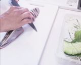 刺身の平切り　(鰹のたたき)作り方5写真
