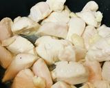 鶏肉の白ワイン＆白だしササッと炒め作り方2写真