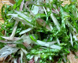 青木さんトマトの塩昆布サラダ〜抗酸化作用作り方1写真