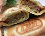 ハンバーグとチーズのホットサンド作り方12写真