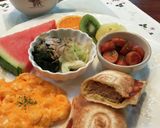 ハンバーグとチーズのホットサンド作り方13写真