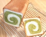 ほうれん草のぐるぐる渦巻食パン★作り方13写真