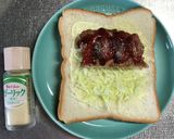 ハンバーグとチーズのホットサンド作り方8写真