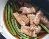 ご飯のおとも♡インゲンと油揚げの煮物作り方4写真