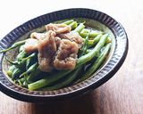 ご飯のおとも♡インゲンと油揚げの煮物作り方5写真