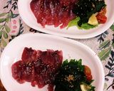 生かつおのお造りをワサビ醤油で！作り方3写真