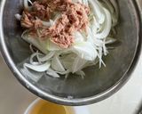 新玉ねぎとシーチキンの甘酢サラダ作り方3写真