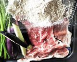 豚駒肉巻き!厨房ばあばぁ!作り方1写真