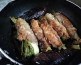 豚駒肉巻き!厨房ばあばぁ!作り方4写真