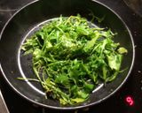 ルッコラの胡麻和え作り方2写真