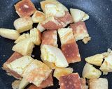 カリカリ炒めホットケーキ作り方3写真
