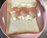 エビグラタンのホットサンド作り方4写真