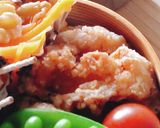 昭和な唐揚げ★ヘルシー胸肉ザクザク★弁当作り方12写真