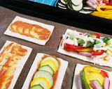 夏野菜たっぷり♡カレーソースのピザ パイ作り方4写真